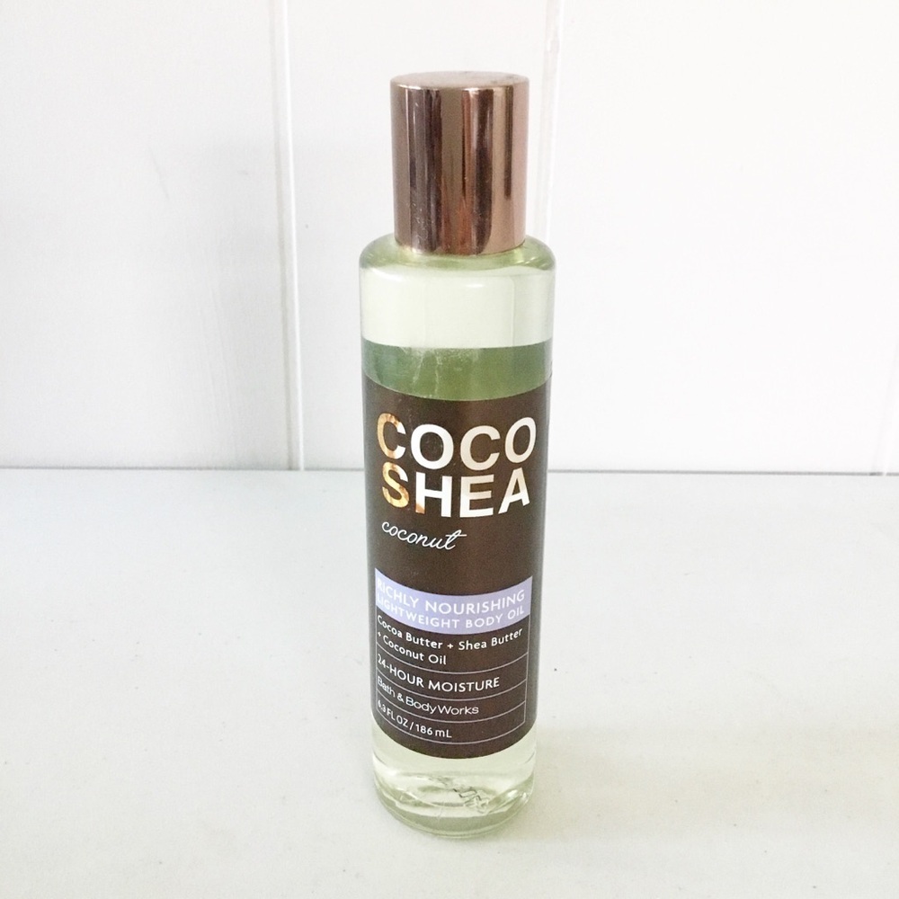 Bath & Body Works Coco Shea COCONUT Nourishing Oil NEW Discontinued RARE